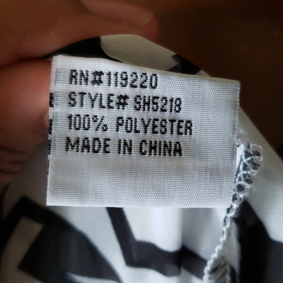 Nana USA Long Sleeve Letter Blouse - Picture 5 of 5